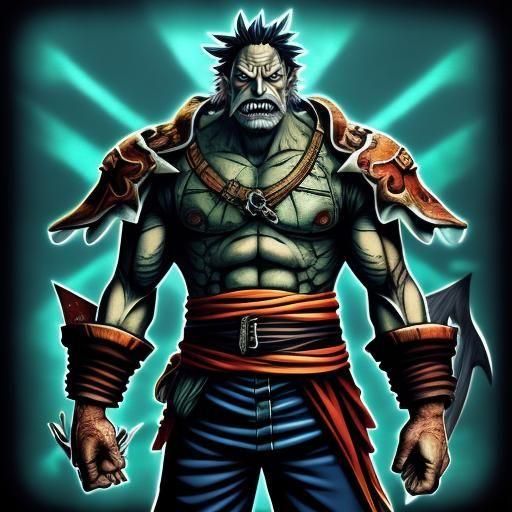 One Piece Art Style, Fishman Pirate Martial Artist