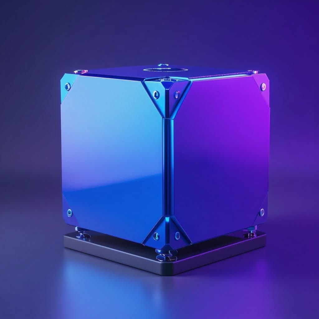 Este logotipo que tem a letra D quero que passe a ser o elemento central da imagem. Quero que a caixa seja substituída pela logotipo mas que... - Start Image 1