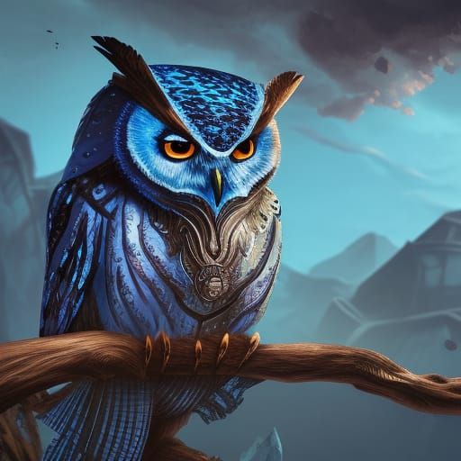Blue Blade Owl