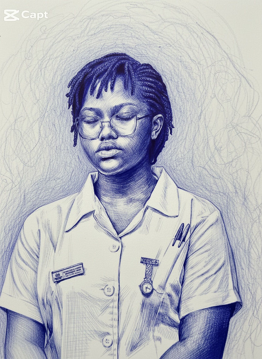 Take out the CapCut sign and centre the image. Maintain every other thing as it is. How deep it is and the cross hatching shades in the hand...