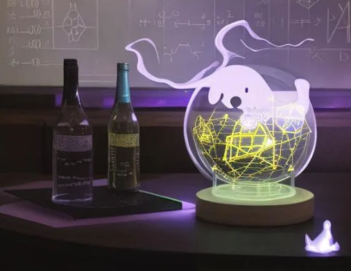 alchemist cyber computer futuristic chemistry flying skyscrapers green black white diamond stars nightsky apocalypse clear parks chemistry l...