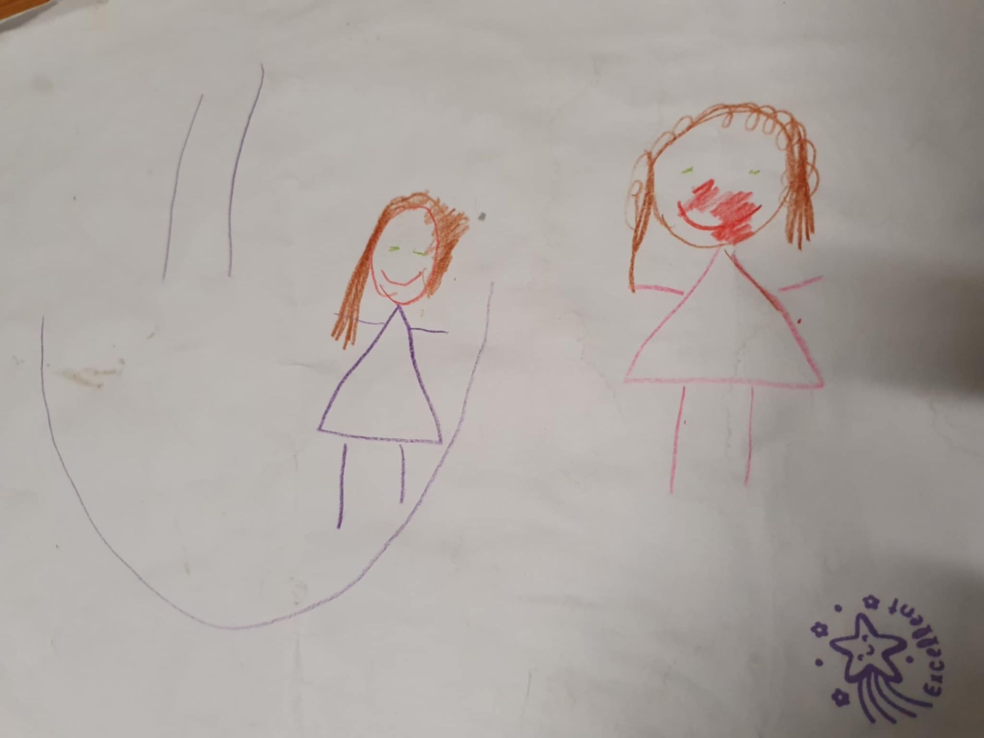 Take this drawing created by my child and transform it into a realistic CGI version. Keep all the original shapes, proportions, and weird li...