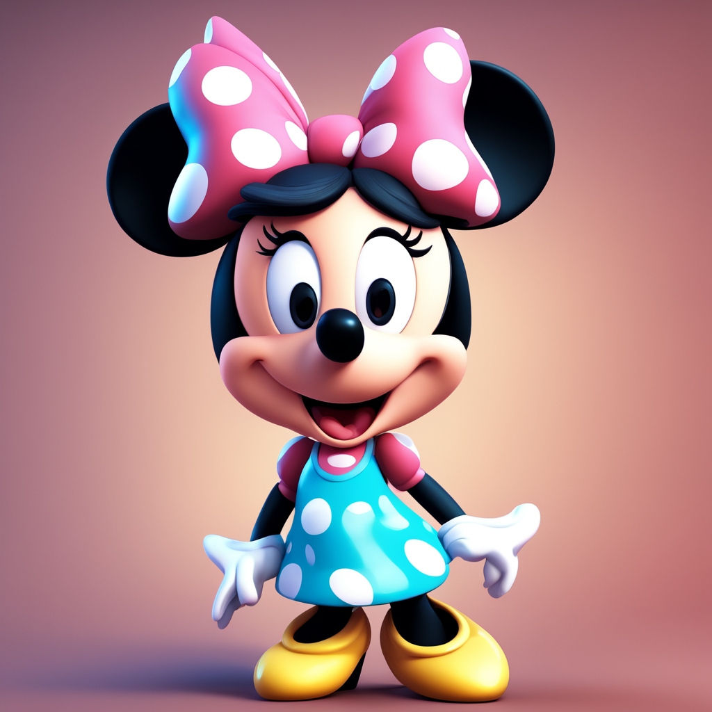 Minnie Mouse smiling 