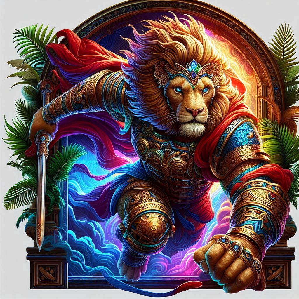 <lora:Ink Poet:1.0> Running out of portal ready for battle