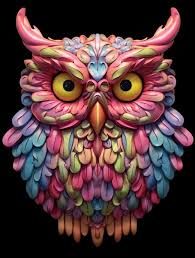 Hibou de feuilles 