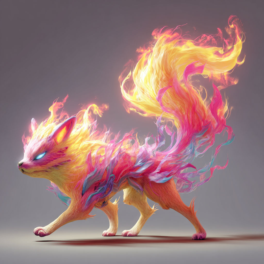 Psychedelic spirit fox