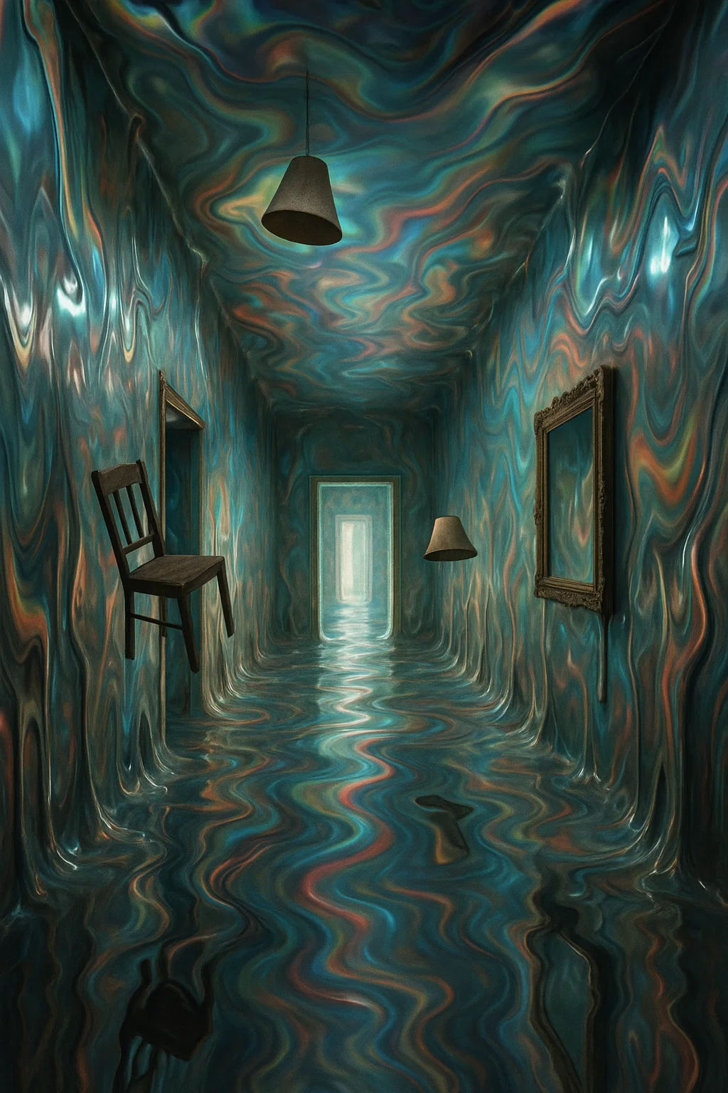 A surreal corridor 