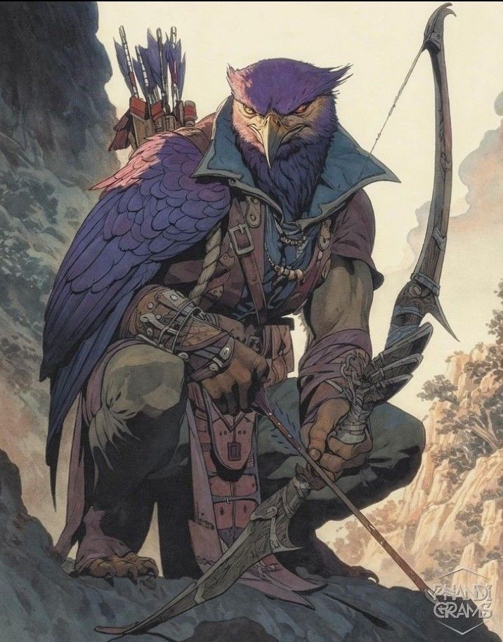 Close-up portrait of a dark fantasy stylised slender anthropomorphic long eared great horned owl ninja Sekiro anti-hero protagonist with int...