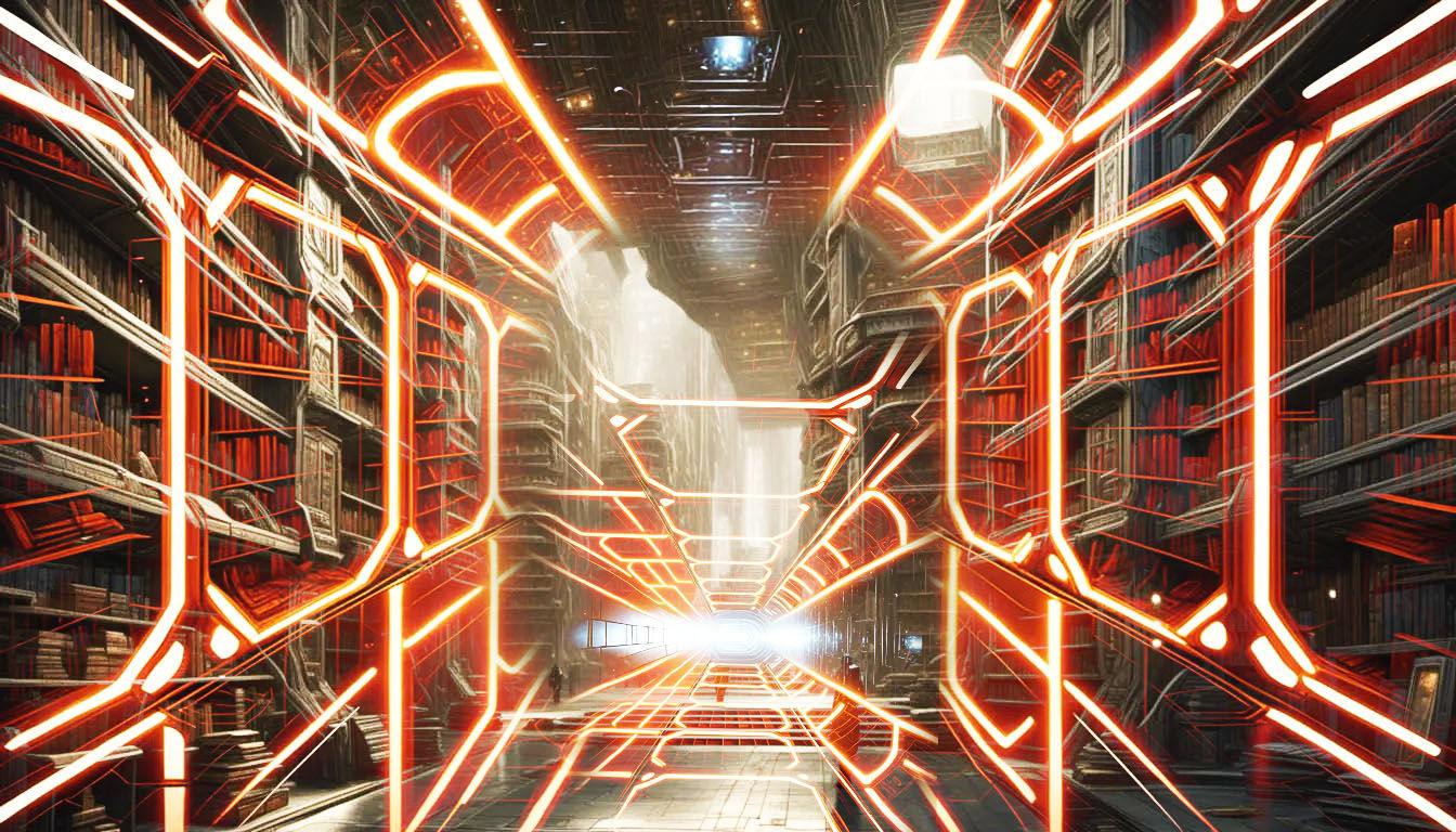 The sci-fi sleek lecture hall itself is an impressive amphitheater, with tiered seating that gradually ascends away from a central podium. N...