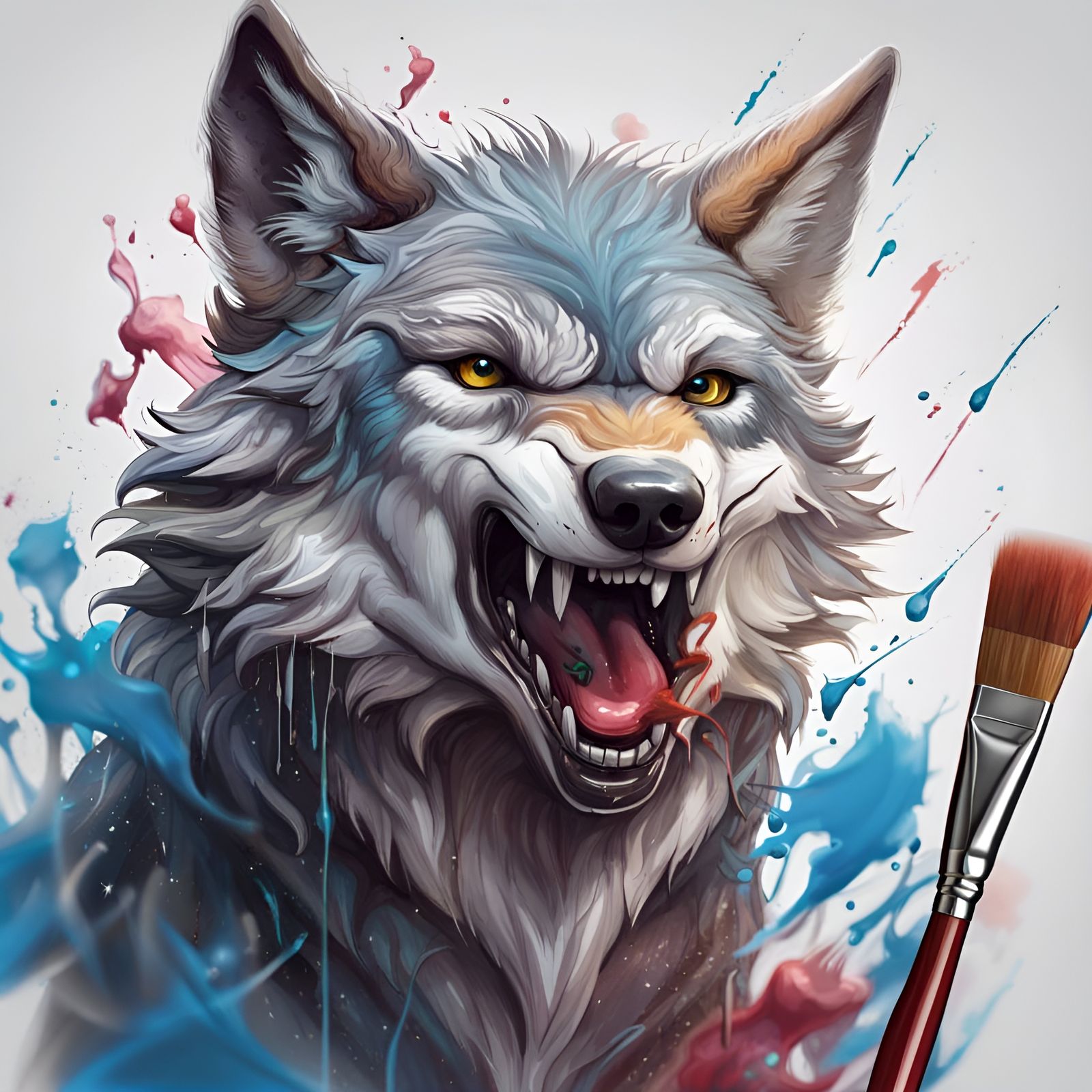Artistic Wolf