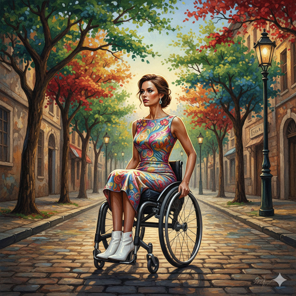 Rolling down the street