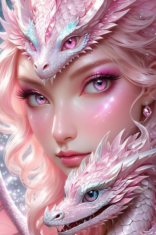 Young woman in a regal, flowing sundress with delicate lace and beaded embroidery, turned in a slight profile with a soft smile, as 3D pop-u...