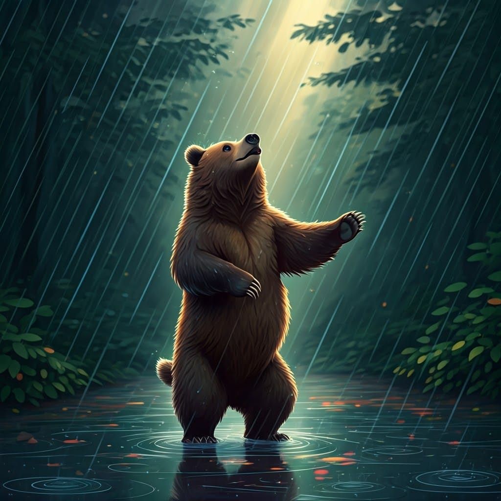 dancing in the rain