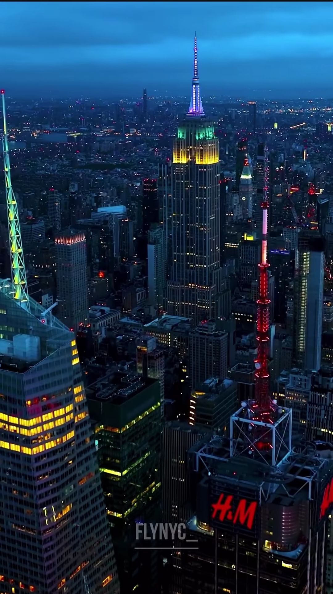  A bustling cyberpunk metropolis at night with towering skyscrapers adorned with holographic advertisements and flying vehicles with neon li...