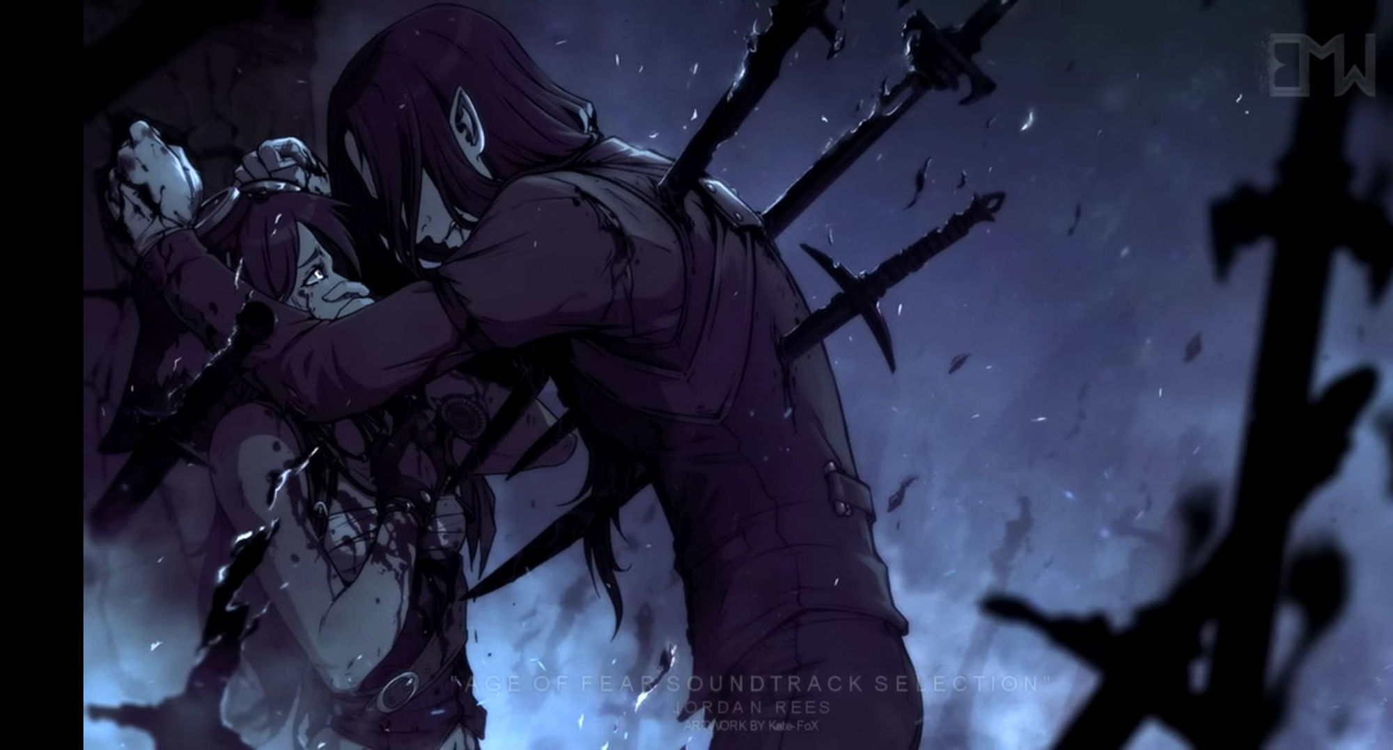 "...I'll... hold them off...get out of here."