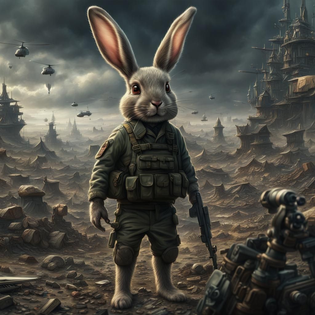 Stupid Fight Bunny