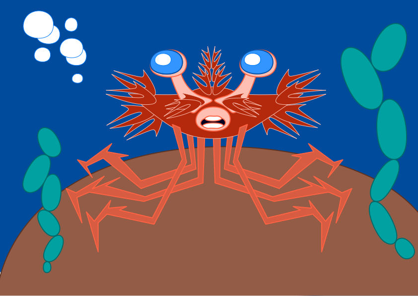Red Crab Creature