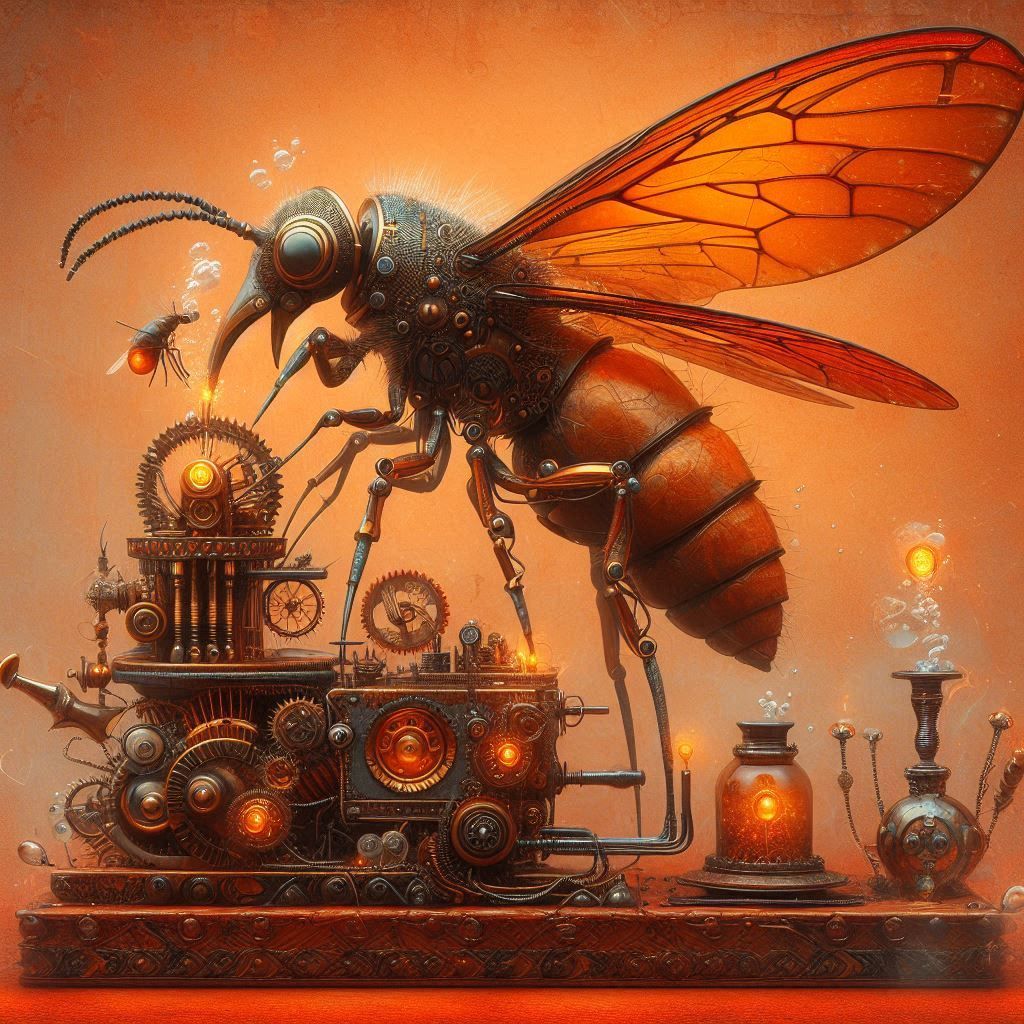 Steampunk Insect Machine_028