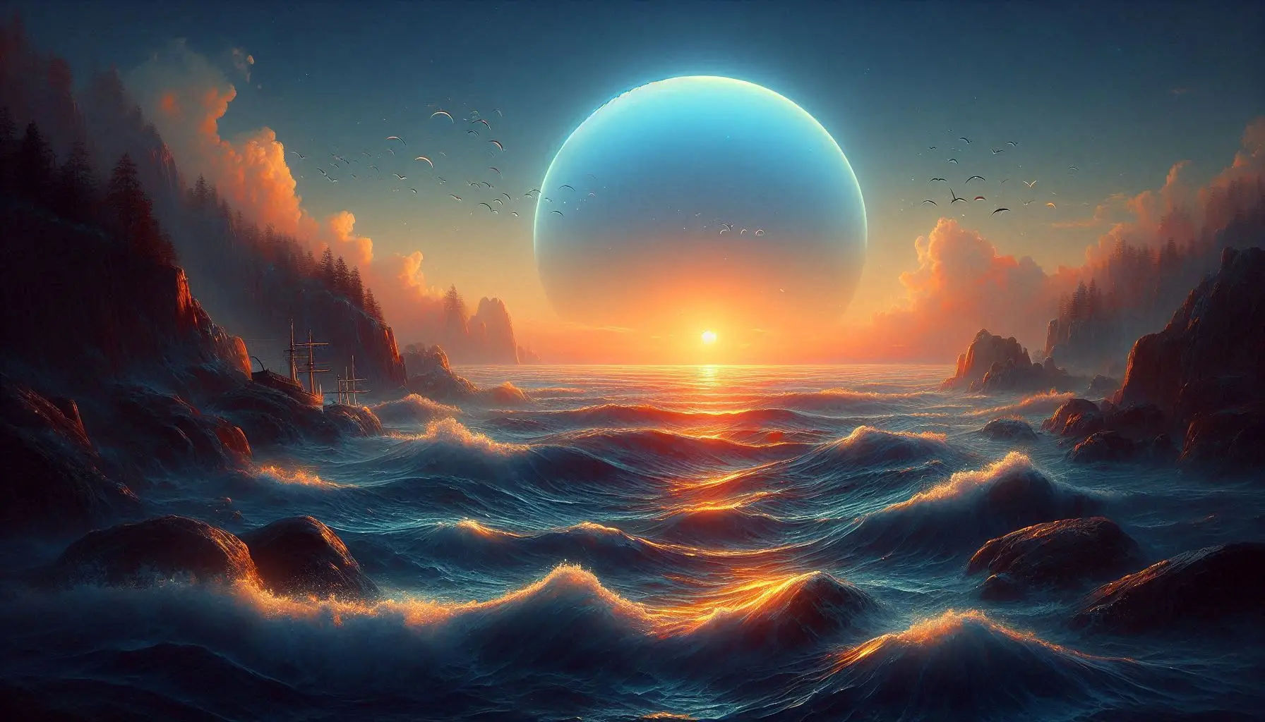 Albert Camus_Les soirées en mer et ce passage du soleil couchant à la lune_031