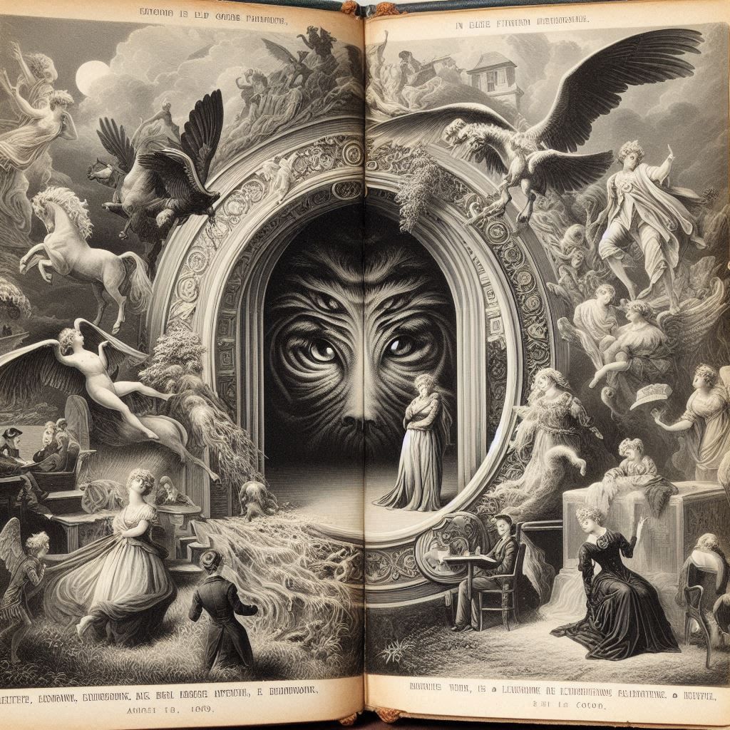 Images dans le dos du Cocher, photographie surréaliste à la façon de Lise Deharme, en 1849_