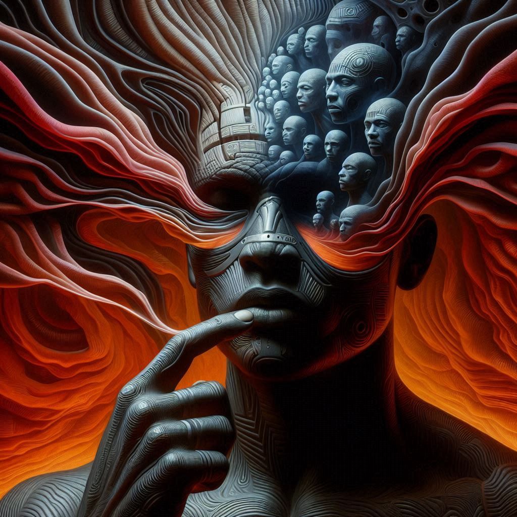 motion Le surréalisme, c'est l'expression de l'imagination sans tabou en à la façon de George Redhawk_