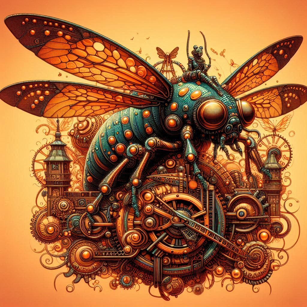 Steampunk Insect Machine_026