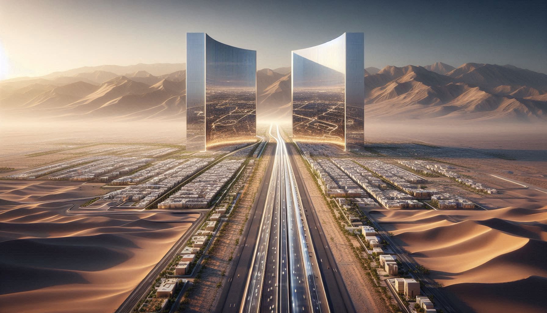 Arabie-Saoudite The Line en 2021, il s’agissait d’un manifeste architectural_026