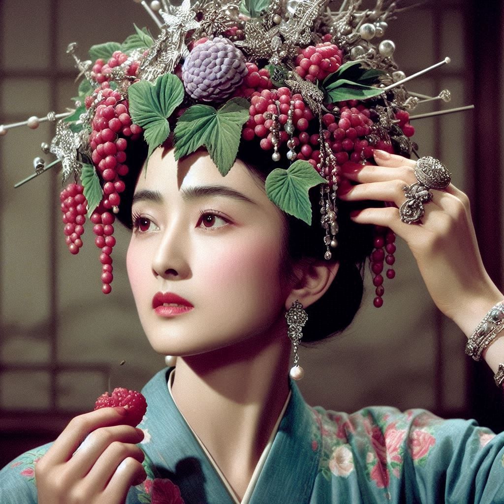 Akemi Negishi dans Fièvre sur Anatahan de Josef von Sternberg (1953) - d'après l'histoire vraie Anatahan de Michiro Maruyama - mars 2021_