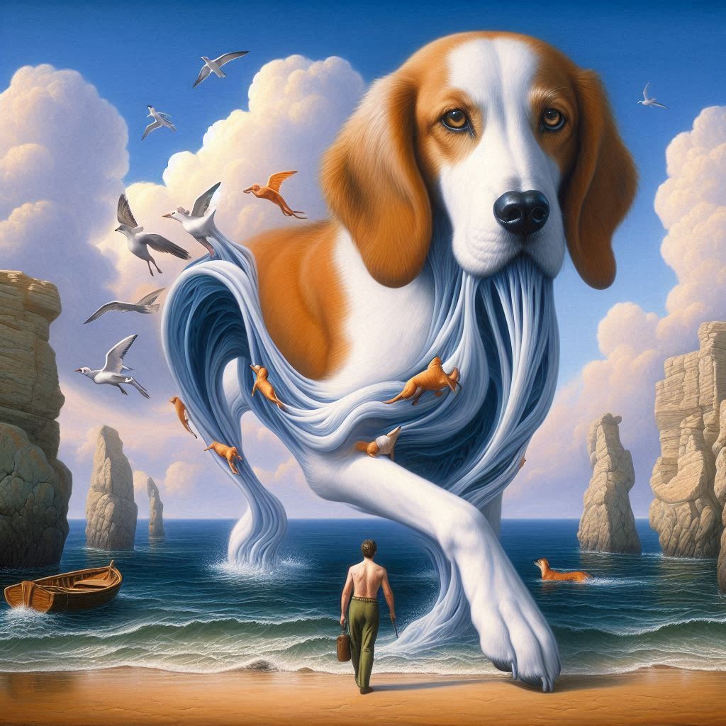 Jimmy lawlor 1967 surrealist painter  art marine painting surrealism artists dog paintings irish tutt double exposition traditional.