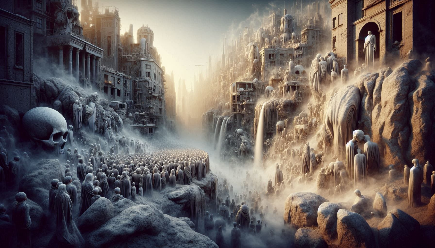 Avec le temps, la vie sans utopie devient irrespirable, du moins pour les masses, sinon il se transformera en pierre, en 1928, inspiré par Emil Cioran_47