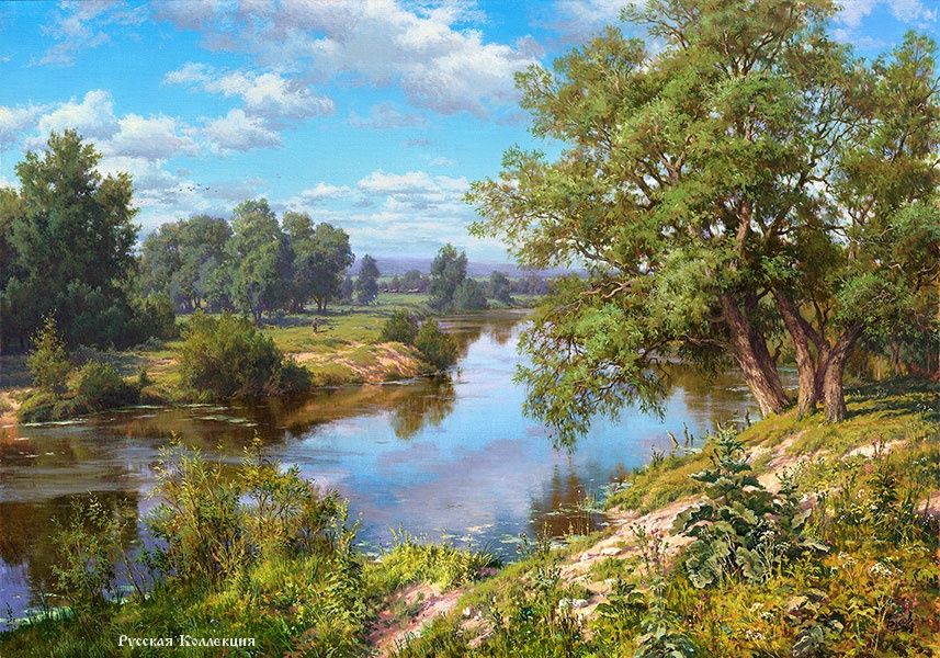 rural landscape ,river surrealism Salvador Dali matte background melting oil on canvas