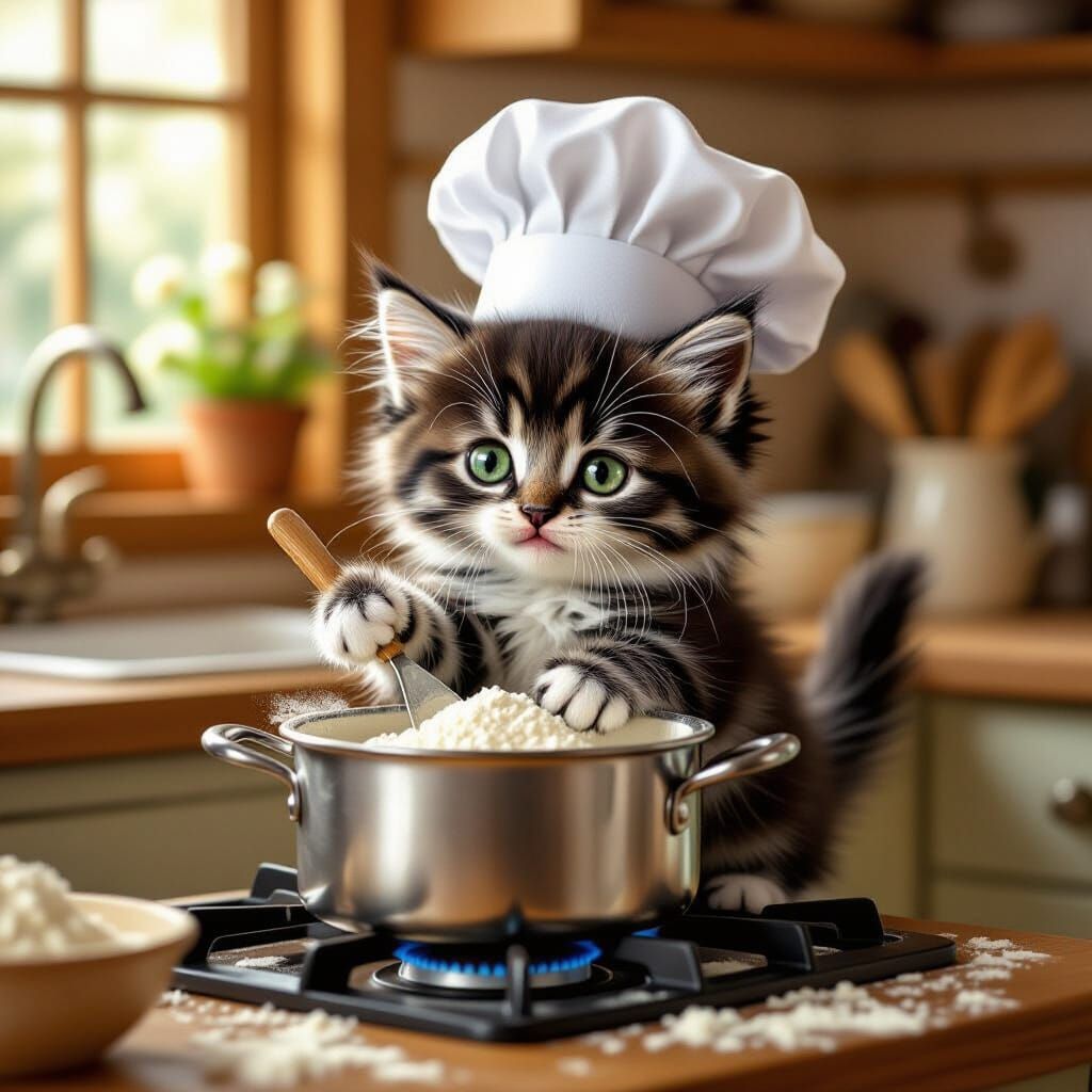 the kittens pot boils over