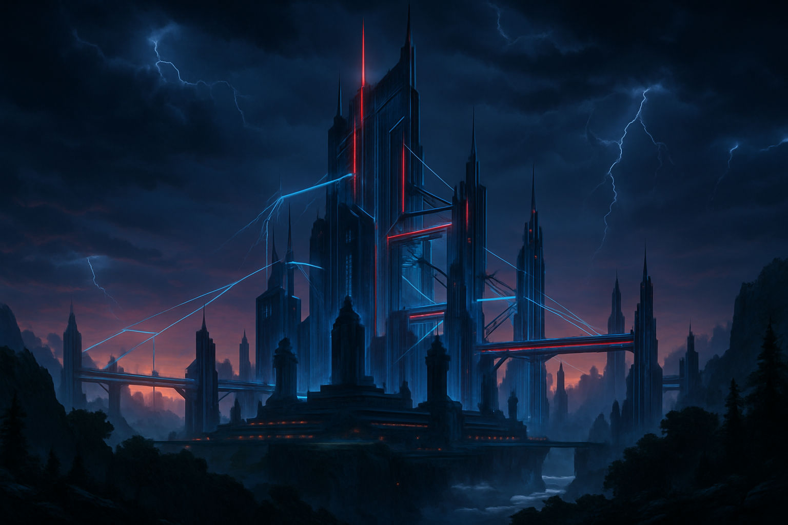 From every angle, your colossal futuristic mansion dominates the horizon, a sprawling fortress of advanced technology and sleek design spraw...