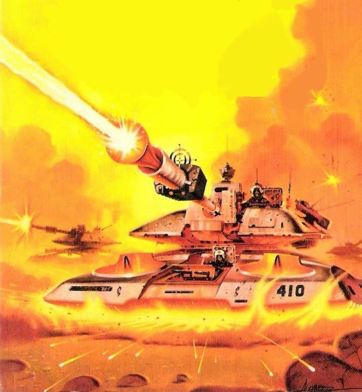 Different version of Hammer's Slammers Hover Tanks III