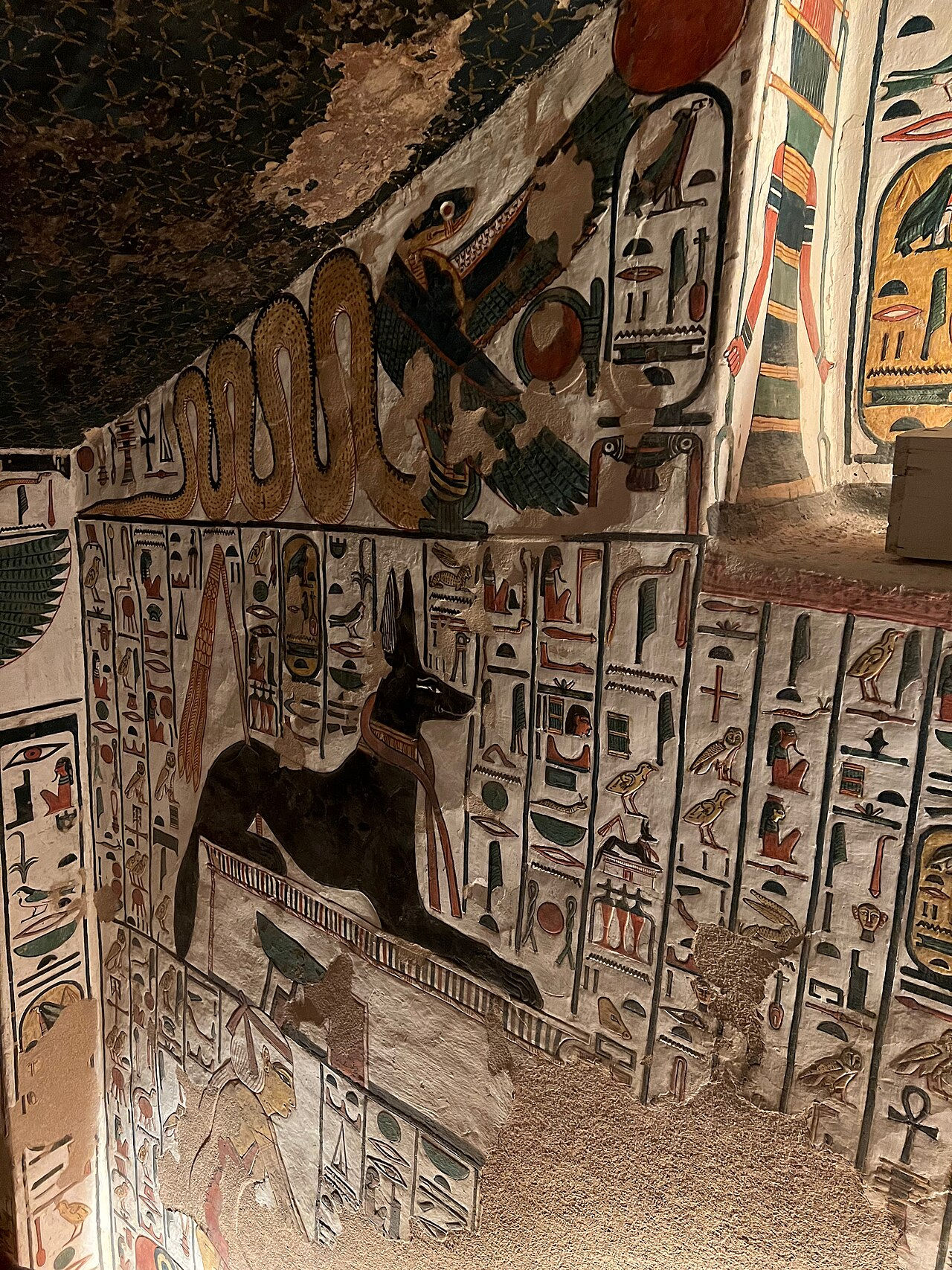 Inside the sacred tomb, the (ancient Egyptian hieroglyphics: 1.5) reveal hitherto untold mysteries of prehistory including the real story of...