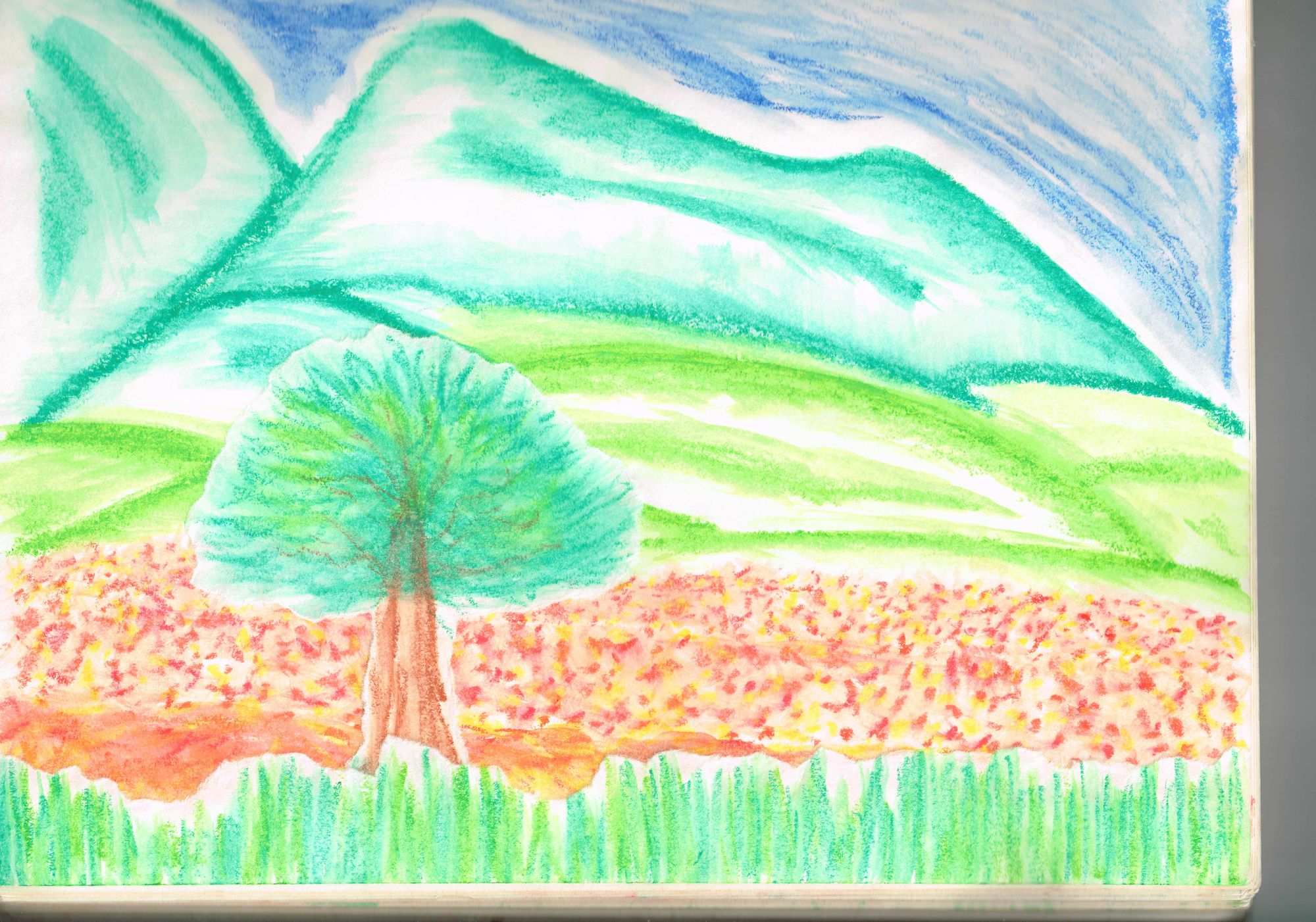 Pastel Rainbow Ocean