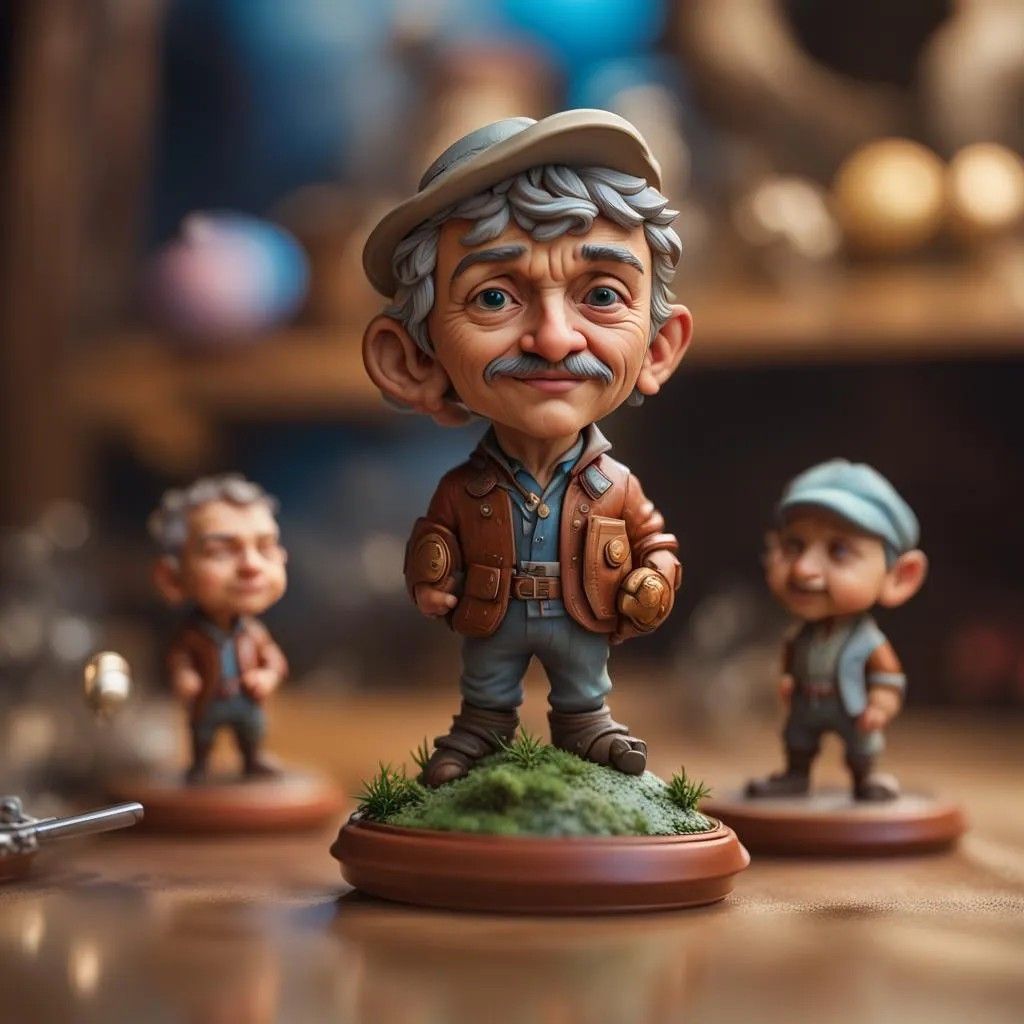 Bobble head character of robin williams