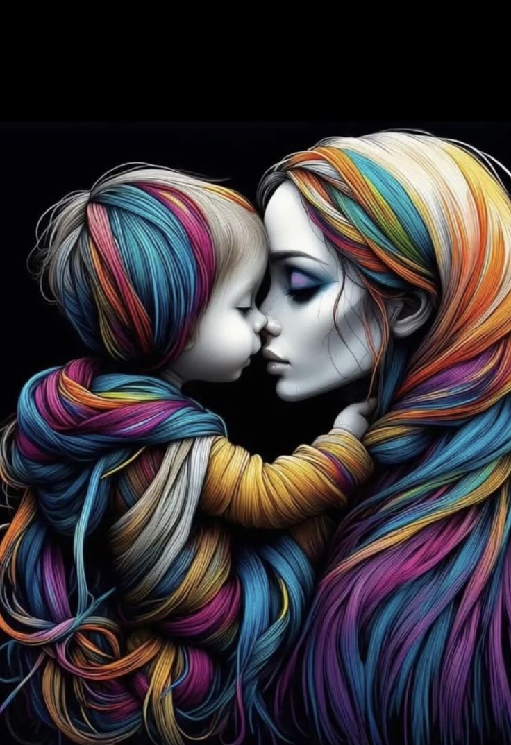 The Autumn Oracle"
Create a surreal portrait of a woman with her head tilted back in a graceful, contemplative pose, rendered primarily in b...