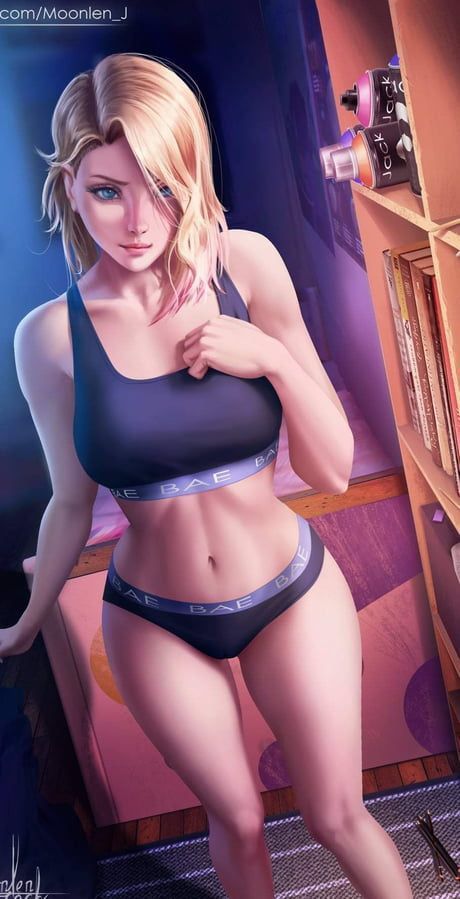 Muscular anime girl by artist "anime", Anime Key Visual, Japanese Manga, Pixiv, Zerochan, Anime art, Fantia