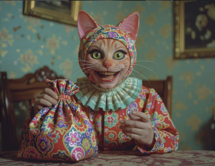 cursed photo of  anamorphic lens effect, motion blur analog lomography photograph found footage , uncorrected lighting, expired film. surrea...