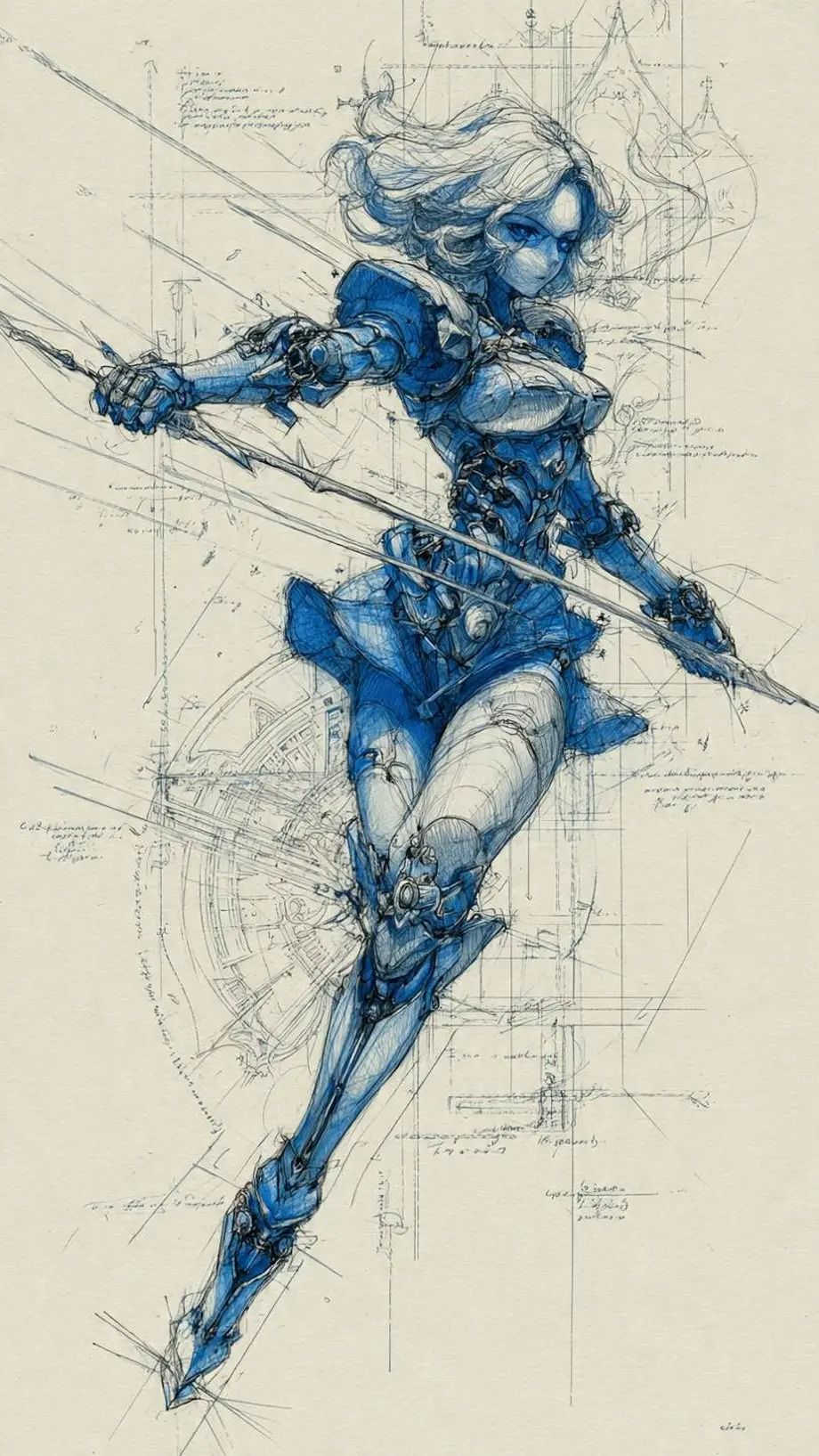 Surrealism. A Sagittarius helmet from the "Saint Seiya" series. The helmet is made of polished gold, with an intense shine and golden reflec...