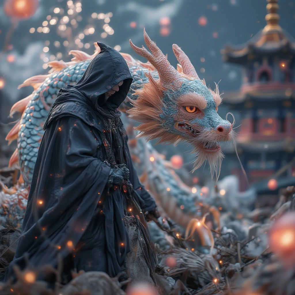 The grim reaper in his paradise