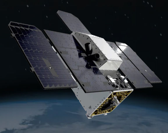 The tenager 1 satellite in space near earth 