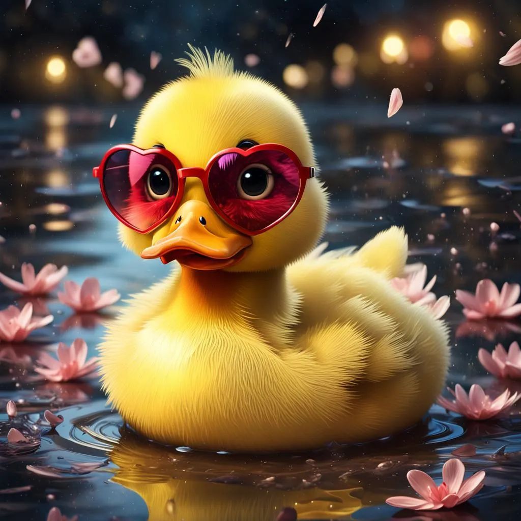 This Duck Only Comes Out At Night