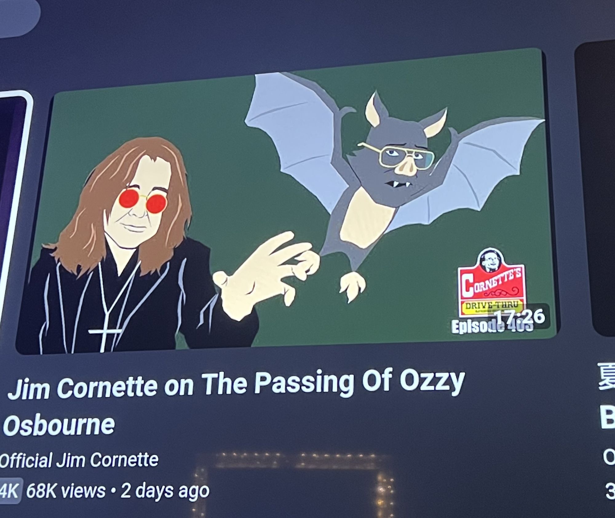 Jim Cornette and Ozzy Osbourne 