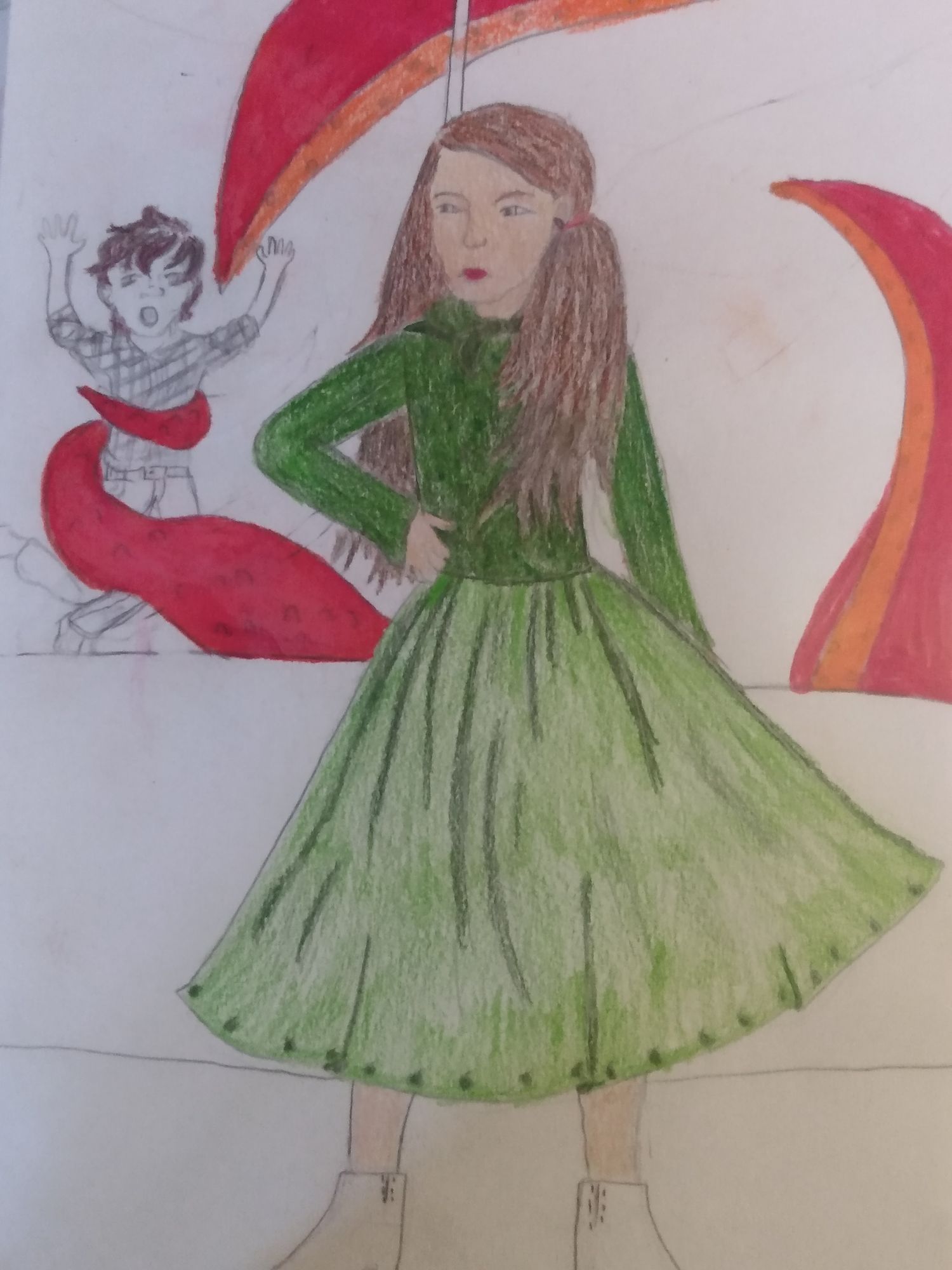 Transfer student in an extra-terrestrial school 