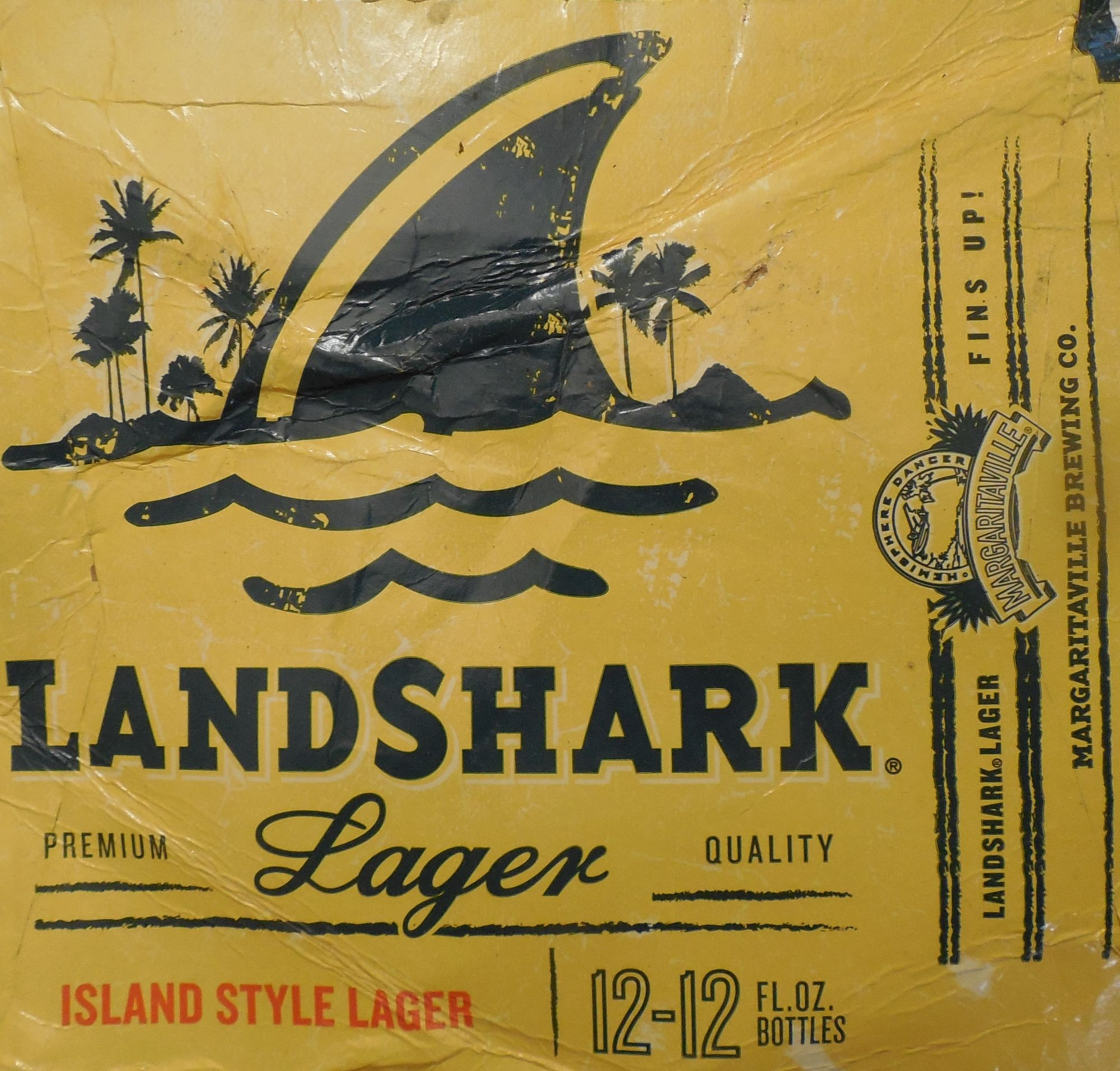 Landshark lager. Island style lager.