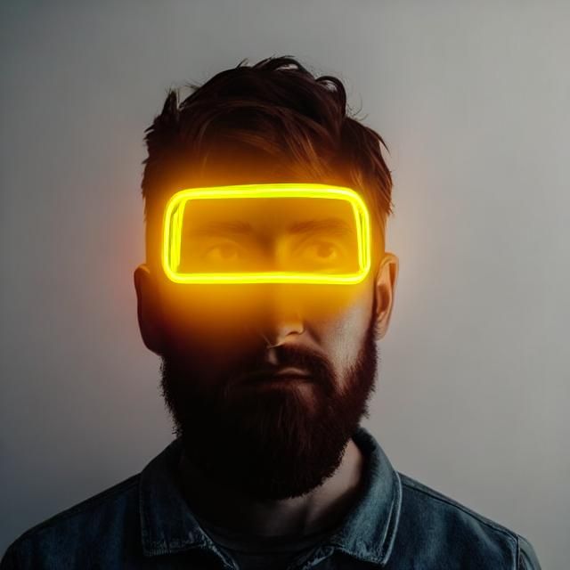 intense yellow neon. fog. smoke. female goth fashion model. goth coffee shop.