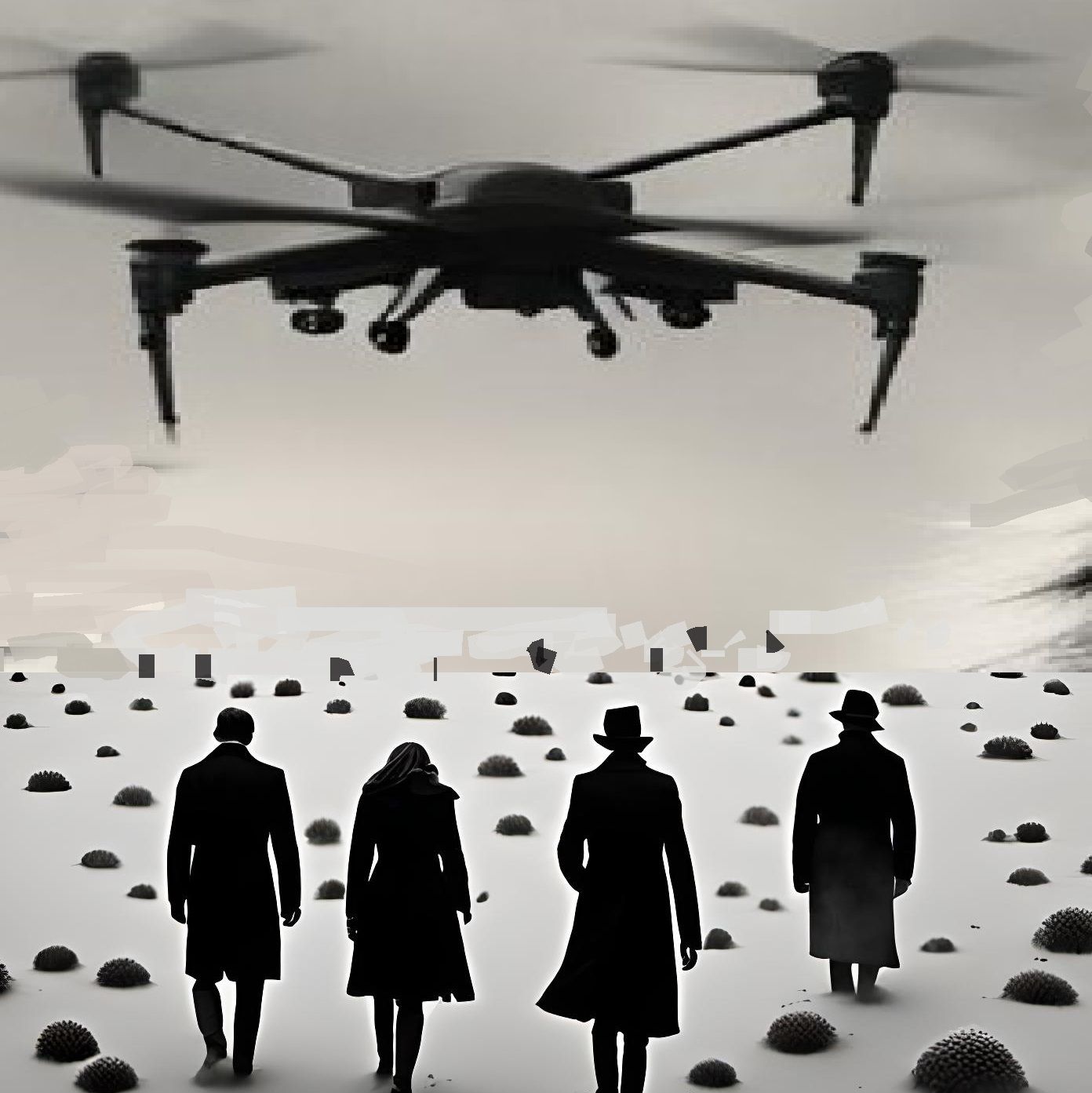 giant drones. exploding fuel tanks. gasoline explosion. giant dragonflies. giant bed bugs. giant insect drones. machine guns. exploding Worl...