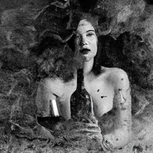 fog. smoke. intense amber neon light. female goth fashion model. cyberpunk. 